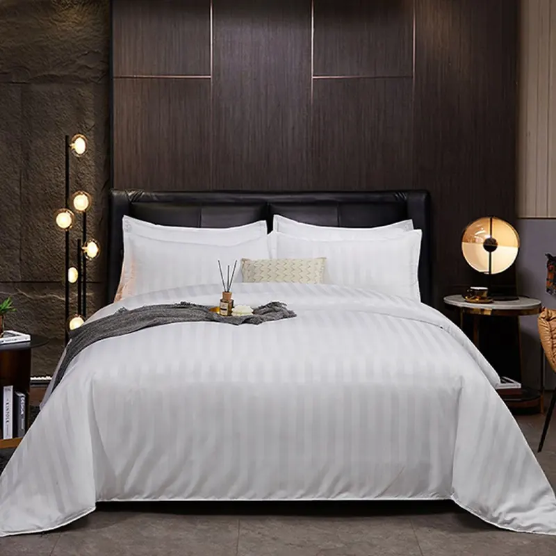 良質のホテルのベッドシーツ寝具セット柔らかいエジプト綿のベッドはベッドセットを広げます