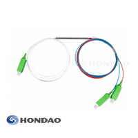 Divisor FBT 1x2 Monomodo SC/APC con relación de división personalizada y tubo suelto para FTTH