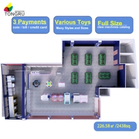 226 ㎡   Machine à griffes pour arcade avec lecteur de cartes – Le choix privilégié des propriétaires pour réduire les contraintes et augmenter l'efficacité – Machine à griffes pour peluches