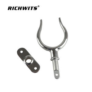 Support en acier inoxydable 316 pour rames et blocs de rames, neuf, en plastique, pour bateau de sauvetage, embarcation, yacht et radeau - Product Image 3