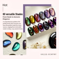 Vernis à ongles UV LED magnétique 9D effet œil de chat scintillant en pot, sans HEMA, pour salon de manucure et DIY, marque privée usine