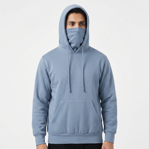 Nouveau cagoule-hoodie élégant et personnalisé pour homme, 100 % coton épais, chaud et douillet pour le printemps et l'hiver - Product Image 1