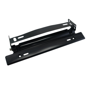 Soporte ajustable de aluminio para matrícula, abrazadera de 300 mm para modificación de automóviles, color azul - Product Image 3