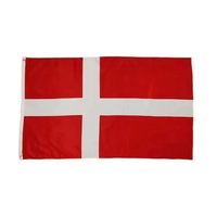 Fabricant chinois de drapeaux personnalisés en sérigraphie, drapeau du Danemark, drapeaux de tous les pays du monde, drapeau du Danemark