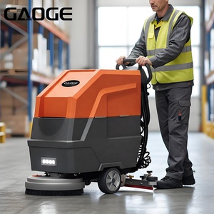 GAOGE F530 Commercial <b>Walk</b> Behind Floor Scrubber Dryer Floor Scrubber <b>Machine</b> Battery Powered 530mm for Mall Warehouse - Product Image 1
