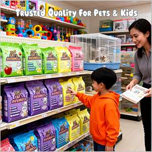 Arena para Gatos Absorbente, Ecológica, de Alta Calidad, con Control de Olores y Aglutinación Rápida, Venta Directa de Fábrica DongnaiPETS - Product Image 1