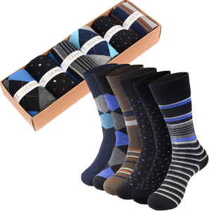 Jingwen OEM Conjunto de Calcetines para Hombre, Diseño Crew, Calcetines Hanes para Hombre, CE, Transpirables, Absorbentes de Sudor, Juego de Calcetines para Hombre - Product Image 1