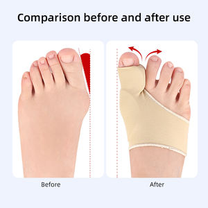 <span class=keywords><strong>Corrector</strong></span> <span class=keywords><strong>de</strong></span> juanetes Hallux Valgus, alivio <span class=keywords><strong>del</strong></span> dolor <span class=keywords><strong>de</strong></span> pies, manga ortopédica para juanetes con cojín <span class=keywords><strong>de</strong></span> Gel suave, calcetines espaciadores para <span class=keywords><strong>dedos</strong></span> - Product Image 6