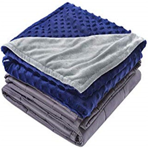 Échantillon disponible, fabrication sur mesure, <span class=keywords><strong>couverture</strong></span> <span class=keywords><strong>lestée</strong></span> sensorielle pour adultes, gris, 10/<span class=keywords><strong>15</strong></span>/20 lb - Product Image 3