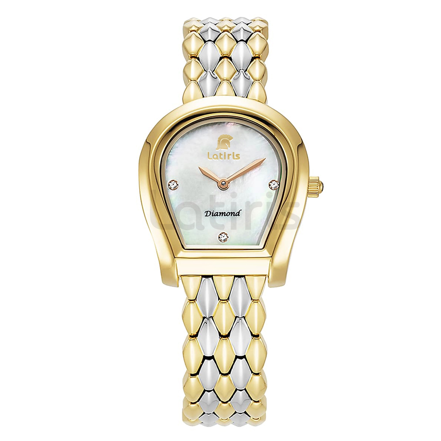Gorgeous Ladies Horseshoe watch model 0208 Silver Facet Silver Mesh Women main image 3