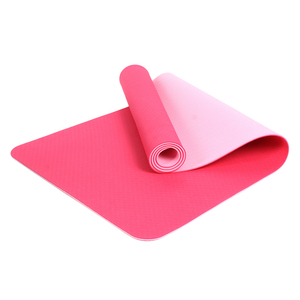 Esterilla de yoga TPE de 6mm de espesor de alta calidad con logotipo personalizado antideslizante y venta al por mayor de fábrica - Product Image 3