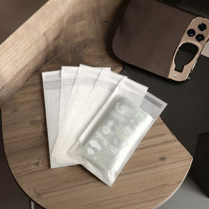Factory Direct 100% Recyclable <b>Biodegradable</b> Semi‑Transparent Glassine Coated Self‑Adhesive <b>Paper</b> Bag for Phone Case Pack - Product Image 5