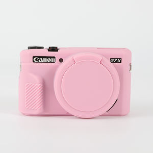 Vente en gros d'étui de protection multicolore pour appareil photo de haute qualité pour Canon G7X2 IV étui de protection en silicone souple pour appareil photo - Product Image 1