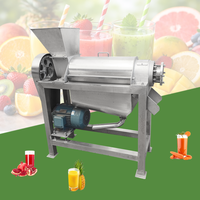 Presse-agrumes commercial en acier inoxydable 304 à vis lente pour jus d'orange, avec broyeur pour fruits et légumes