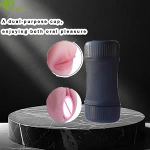 TT-포레스트 남성용 자위기구 이중 사용 수동 에어플레인 컵 현실감 있는 느낌 섹시툴 에어플레인 컵 섹시토이 남성용 자위기구 - Product Image 1