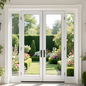 Portes coulissantes en aluminium et verre pour résidentiel, portes à <span class=keywords><strong>double</strong></span> <span class=keywords><strong>vitrage</strong></span>, portes coulissantes de patio pour balcon et cuisine - Product Image 3