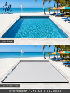 <span class=keywords><strong>Couverture</strong></span> de <span class=keywords><strong>piscine</strong></span> motorisée en PVC Water Crown, système de rail scellé, rétractable automatiquement, pour <span class=keywords><strong>piscine</strong></span> enterrée, sécurité au niveau du pont, vente en gros - Product Image 4