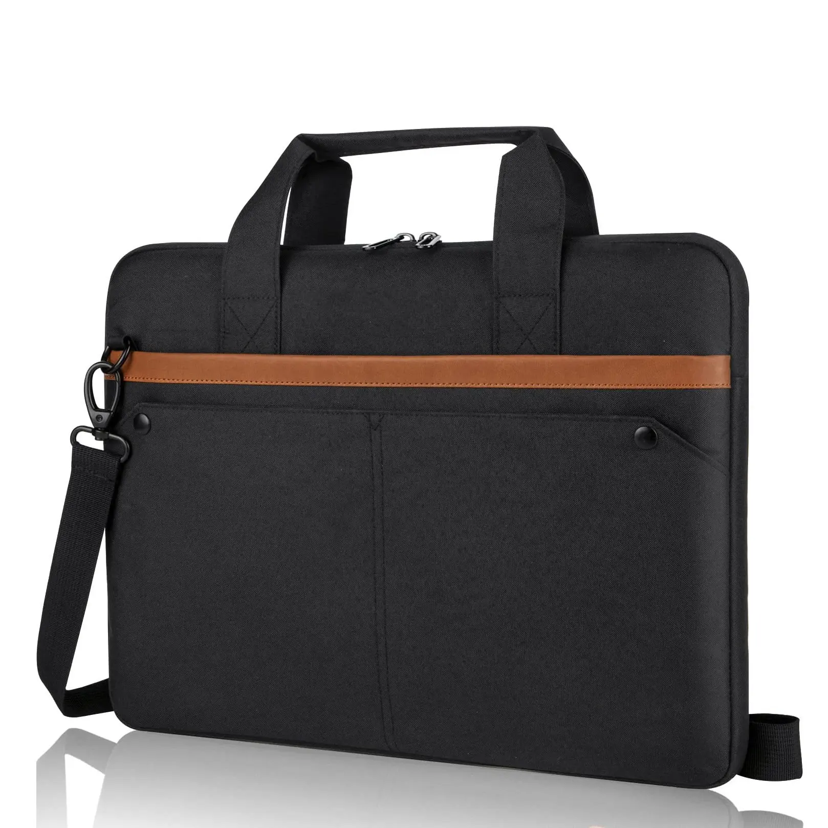 2023 Custom 15,6 polegadas Maleta para Laptop Bag Factory-Made Tool Bag em couro Suporta OEM e ODM