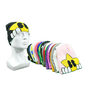 Fabricante <span class=keywords><strong>profesional</strong></span> buen precio gorro de satén gorros de gran tamaño gorro personalizado Reversible Jacquard Beanie - Product Image 5