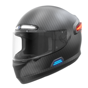 <span class=keywords><strong>Casco</strong></span> <span class=keywords><strong>Inteligente</strong></span> para Motocicleta, Protección Contra Impactos de Fibra de Carbono, APP, Walkie Talkie, Control por Voz, Luz de Advertencia LED Visible en la Noche - Product Image 1