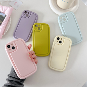 Custodia morbida per telefono in TPU per <span class=keywords><strong>iphone</strong></span> <span class=keywords><strong>11</strong></span> 12 13 14 15 Plus <span class=keywords><strong>Pro</strong></span> <span class=keywords><strong>Max</strong></span> X 8 7 6 <span class=keywords><strong>Cover</strong></span> in Silicone liquido antiurto - Product Image 2