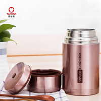 Pot alimentaire thermique en acier inoxydable à Double paroi, isolé sous vide, produits chauds