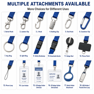Manufacturer Custom Polyester Sublimation, Lanyards With Logo Personalized Neck Tool Silk Screen Printing Lanyards/ - Product Image 4