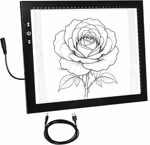 Tablette lumineuse LED USB ultra-mince pour dessin, croquis et travaux manuels - Product Image 1