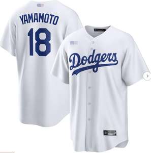 2026最新美国洛杉矶棒球队球衣 #18 Yoshinobu Yamamoto热转印印花透气100% 聚酯 - Product Image 2