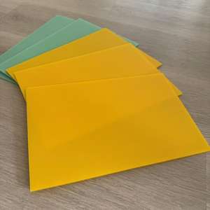 جودة مضمونة سعر مناسب طباعة الشاشة المضادة للوميض مخصصة لوحات بلاستيكية للاستعمال مرة واحدة علامة ساحة الإعلان - Product Image 5