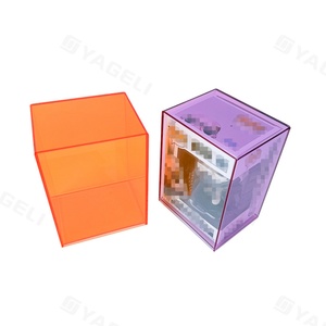 Modern Manufacturer Custom Clear Acrylic Anti-Rust Washable Mini Figure <b>Floating</b> Display Case for Collectors - Product Image 6