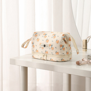 Ginzeal, bolsa de maquillaje de gran capacidad para mujer, portátil, nueva moda, bolsa de lavado de almacenamiento de tela Oxford, artículos de viaje Ins súper populares - Product Image 3