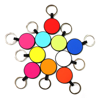 Pendentif de collier de chien de compagnie de chat de code QR de sublimation de silicone blanc rond en gros