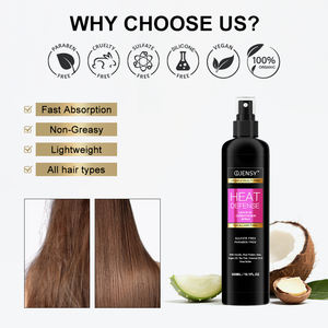 Après-Shampooing Keratin Cheveux de Marque Blanche, Riz Aloe Argan Huile de Coco Bio Naturel Sans Rinçage Spray Protecteur de Chaleur - Product Image 5
