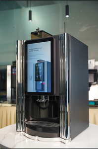 Distributore Automatico di Caffè con Schermo Touch per 9 Bevande Fresche Macinato: Cappuccino, <span class=keywords><strong>Latte</strong></span>, Mocaccino, Tè e Bevande Calde con Componente Centrale a Pompa - Product Image 4