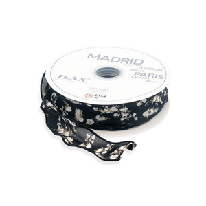Nastro Decorativo ILAN 4.0Cm 46M con Motivo Floreale Design Madrid - Product Image 1