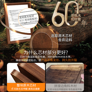 Excellent Toilet Brush Holder Wall Mounted Square Walnut Wood Minimalist Design Easy To Clean - Product Image 4