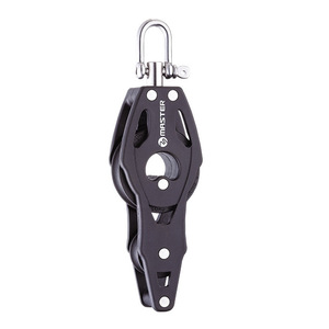 Poulie simple pivotante Master avec roue de 40 mm et anse de 8 mm pour usage nautique - Product Image 1