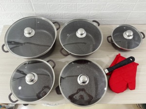 Khuyến mãi nóng: Bộ nồi chảo chống dính 12 món bằng nhôm đúc - Bộ nồi súp chất lượng cao, chống dính - Product Image 6