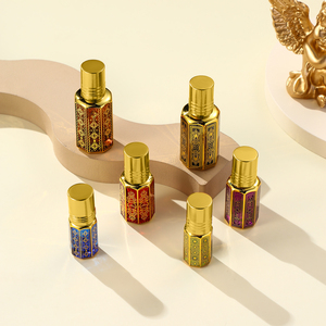 Lọ Thủy Tinh Dầu Cung Cấp Từ Nhà Máy Nước Hoa Màu Vàng Octagon Chai CuộN Mẫu Miễn Phí Bên Trong Nhiều Màu Sắc - Product Image 3