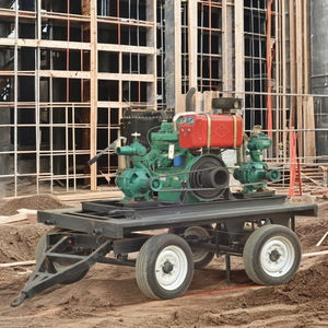 Bomba de impulsor doble de alta presión 230 con motor 70 Diel de 4 cilindros, material de refuerzo de hierro para riego por aspersión de 10 Hectar - Product Image 2