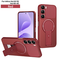 Pour Infinix Hot 60i 5G, Coque de téléphone magnétique avec coins renforcés et béquille intégrée, antichoc, pour Spark 20Pro