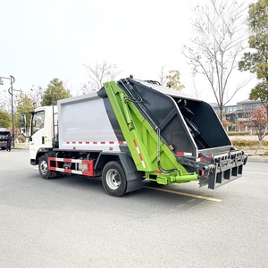 Camión Compactador de Basura Hidráulico HOWO de 6 Ruedas y 6m³ para Gestión de Residuos Urbanos y Servicios Ambientales - Product Image 3