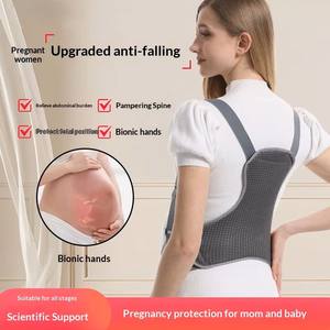 Schwangerschafts-Stützgürtel ISO13485 Polyesterfaser Tencel-Netzmaterial Ganzjahres-Taillen-Schulter-Rückenstütze für XXL - Product Image 4