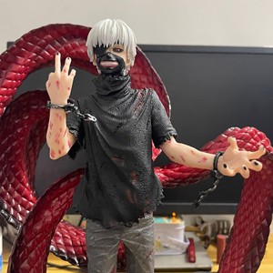 Tokyo Ghoul <span class=keywords><strong>Kaneki</strong></span> <span class=keywords><strong>Ken</strong></span> Four Rcss Aquila a Due Teste Intercambiabile con Capelli Bianchi, Action Figure, Merchandising Anime, Giocattoli di Tendenza - Product Image 2