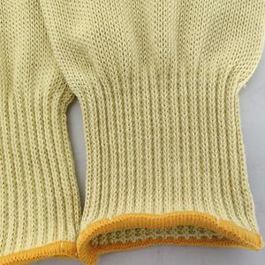 ถุงมือป้องกันการทำงานระดับพรีเมียม สีเหลือง ป้องกันการบาด ทนไฟ ทนความร้อน เสริมด้วยอะรามิดเพื่อการปกป้องมือ - Product Image 2