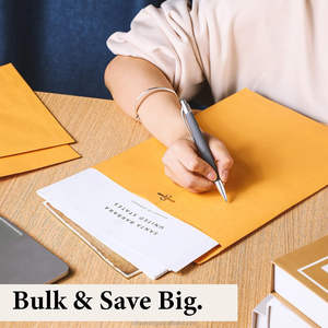 10X13 Cierre Kraft Sobre Reutilización Bolsa de archivo de papel amarillo Embalaje de postal liso para escuela Oficina Almacenamiento Correo - Product Image 4