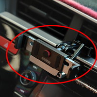 Support de téléphone flexible pour bouche d'aération et support de voiture à rotation de 360 degrés pour smartphone