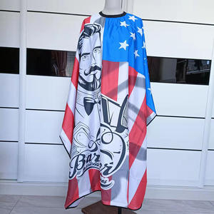 Capes <span class=keywords><strong>de</strong></span> barbier imperméables avec logo personnalisé, prix d'usine, cape <span class=keywords><strong>de</strong></span> coiffure - Product Image 6