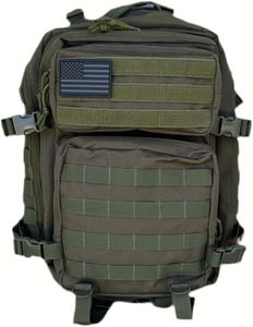 Sac à dos tactique en denim 40L, fermeture éclair Molle 900D/1000D, polyester, équipement de survie, randonnée, camping, voyage, 3 jours - Product Image 6